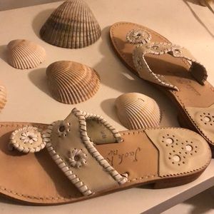 Bone/White Jack Rogers